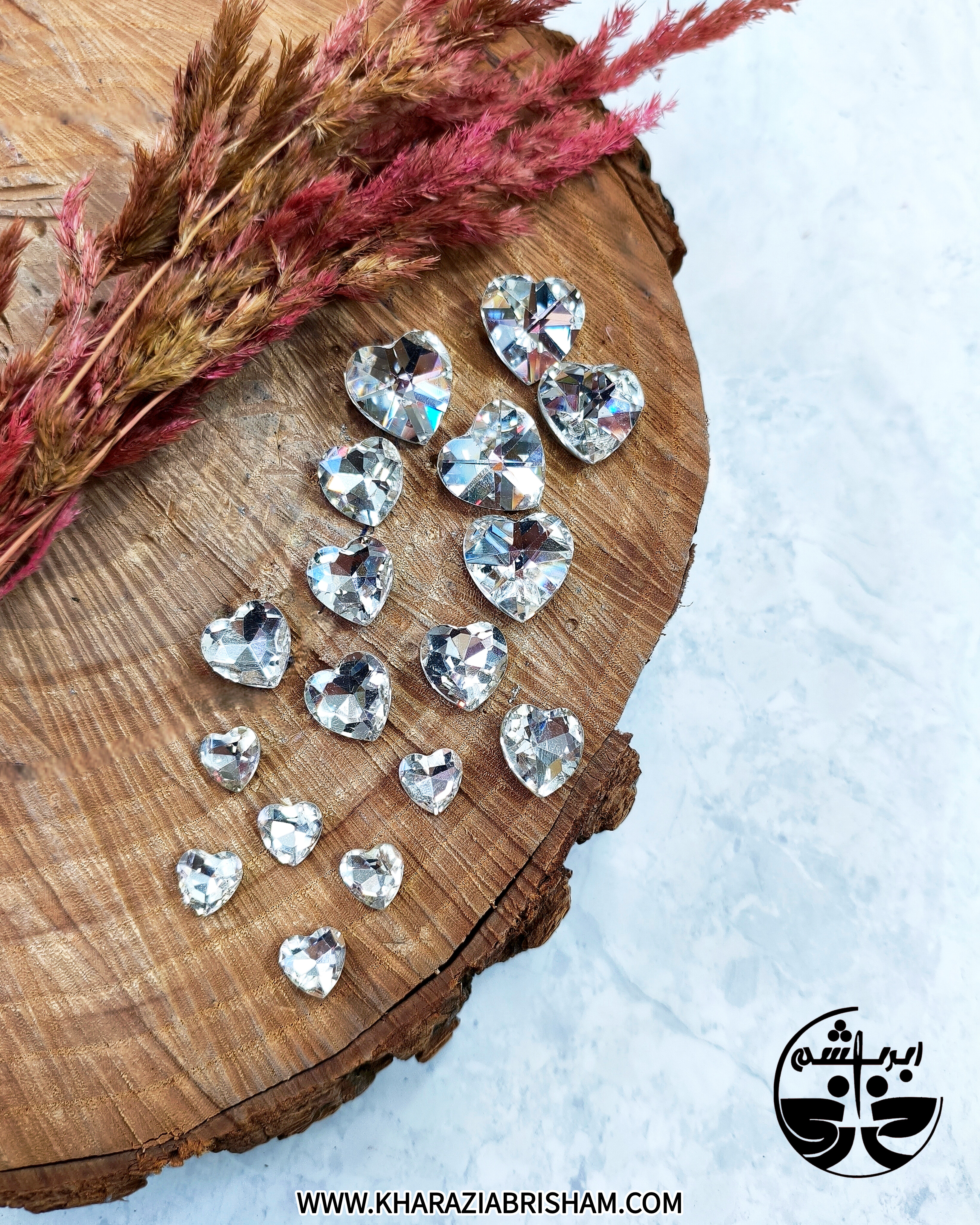 نگین طرح قلب